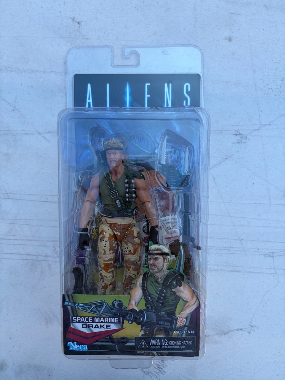 NECA Aliens Space Marine Drake Action Figure - Olive Green & Tan